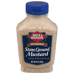 Dietz & Watson Deli Complements Mustard Stone Ground - 9 Oz