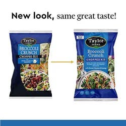 Taylor Farms Broccoli Crunch Chopped Salad Kit Bag - 12.7 Oz