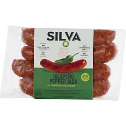 Silva All Natural Jalapeno Pepper Jack Sausage Link - 12 Oz
