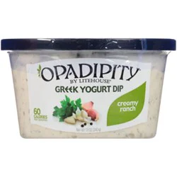Litehouse Opadipity Dip Yogurt Greek Creamy Ranch - 12 Oz