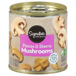 Signature Select Mushrooms Pieces & Stems - 7 Oz