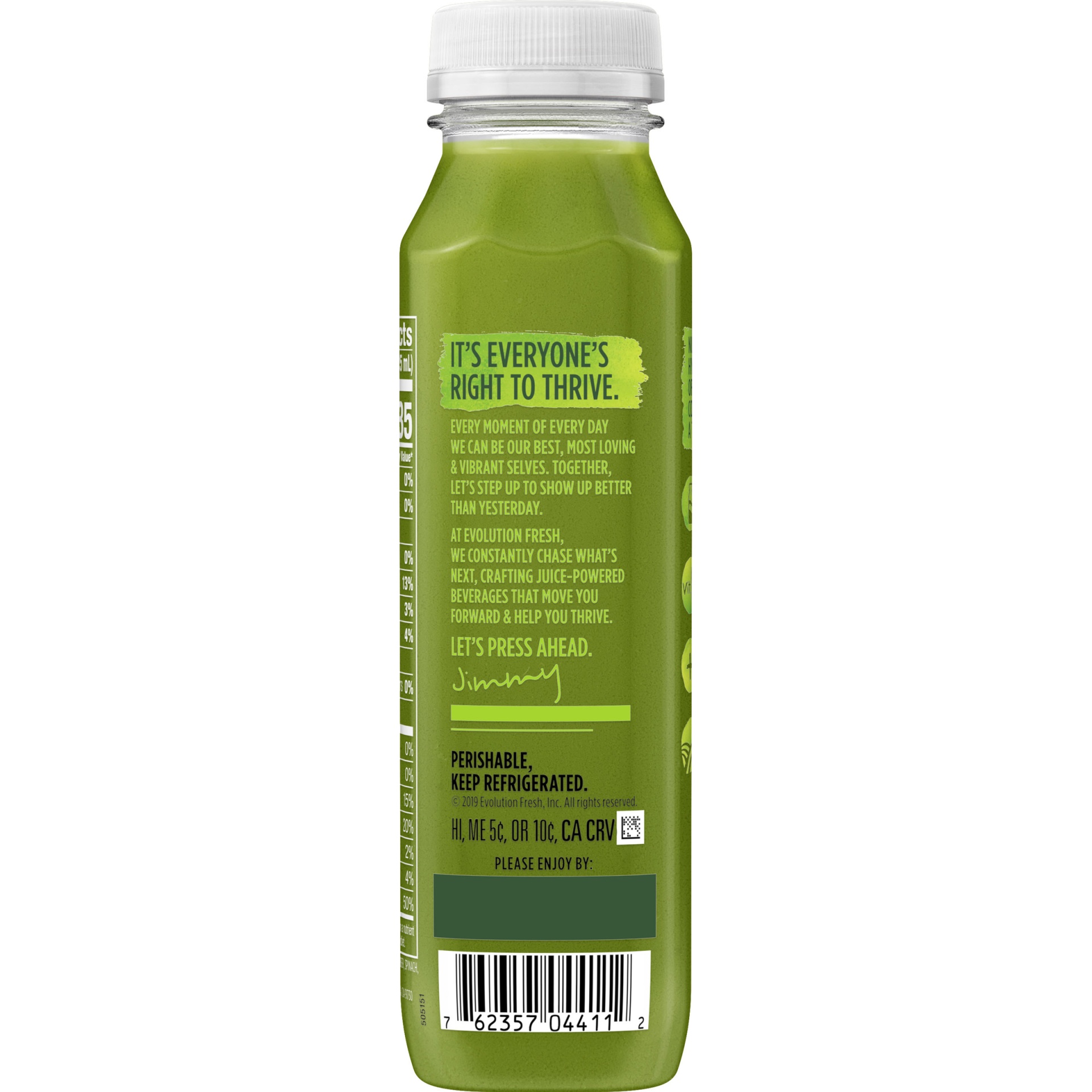 slide 6 of 6, Evolution Fresh Organic Cold-Pressed Green Devotion Juice, 11 oz, 11 fl oz