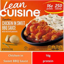 Lean Cuisine Protein Kick Chicken In Sweet Bbq Sauce Frozen Entree Box - 8.5 Oz