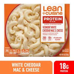 Lean Cuisine Protein Kick Vermont White Cheddar Mac And Cheese Frozen Entree Box - 8 Oz