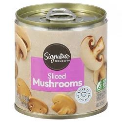 Signature Select Mushrooms Sliced - 7 Oz