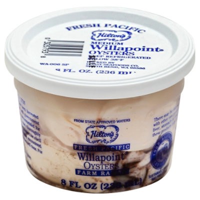 slide 1 of 1, Oysters Medium Fresh Jar - 8 Oz, 8 oz