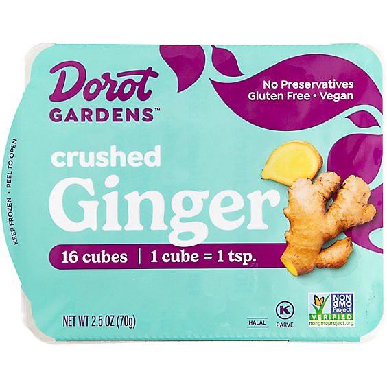 slide 1 of 1, Dorot Gardens Ginger Crushed Cubes 16 Count - 2.5 Oz, 2.5 oz