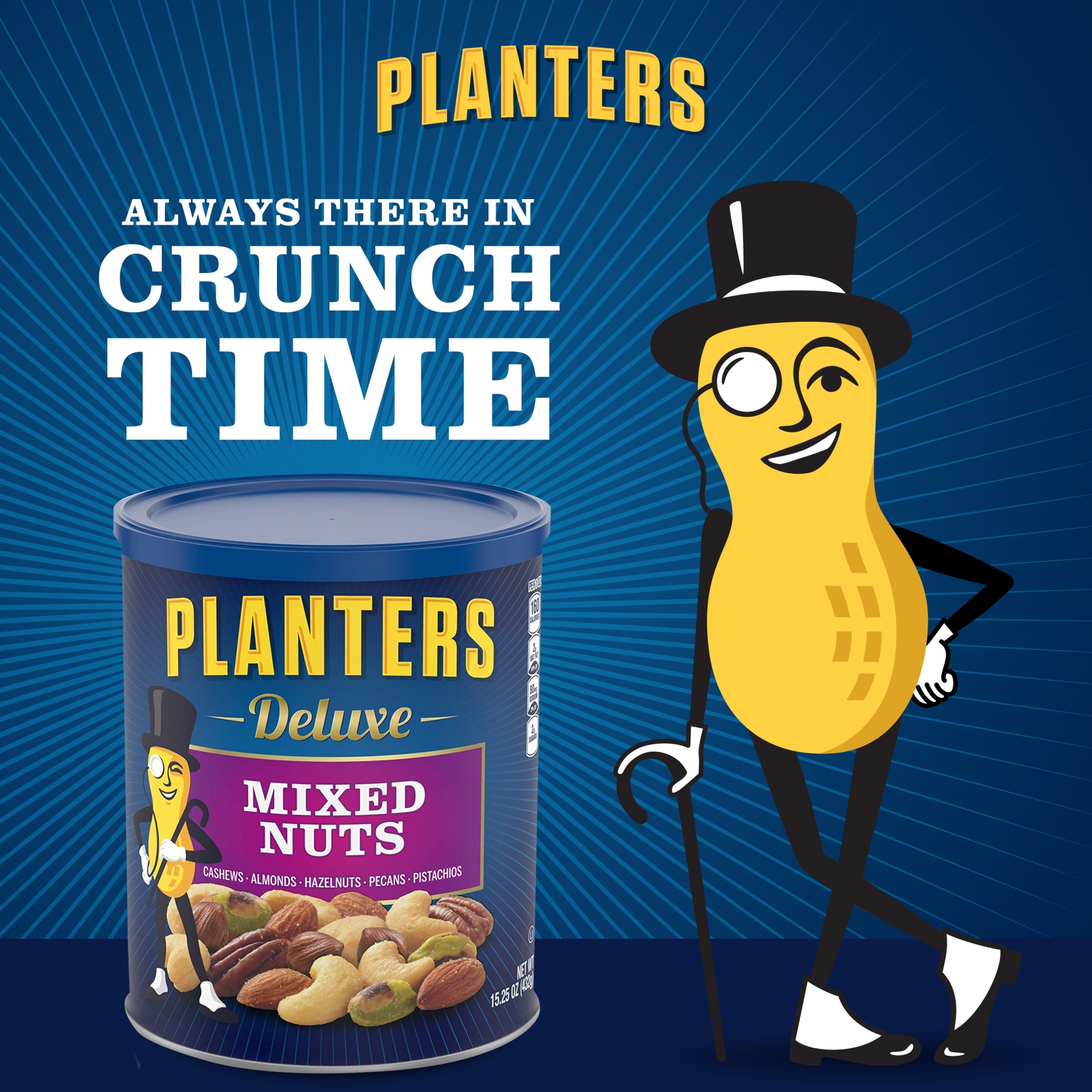 slide 2 of 14, Planters Deluxe Sea Salt Mixed Nuts - 15.25oz, 