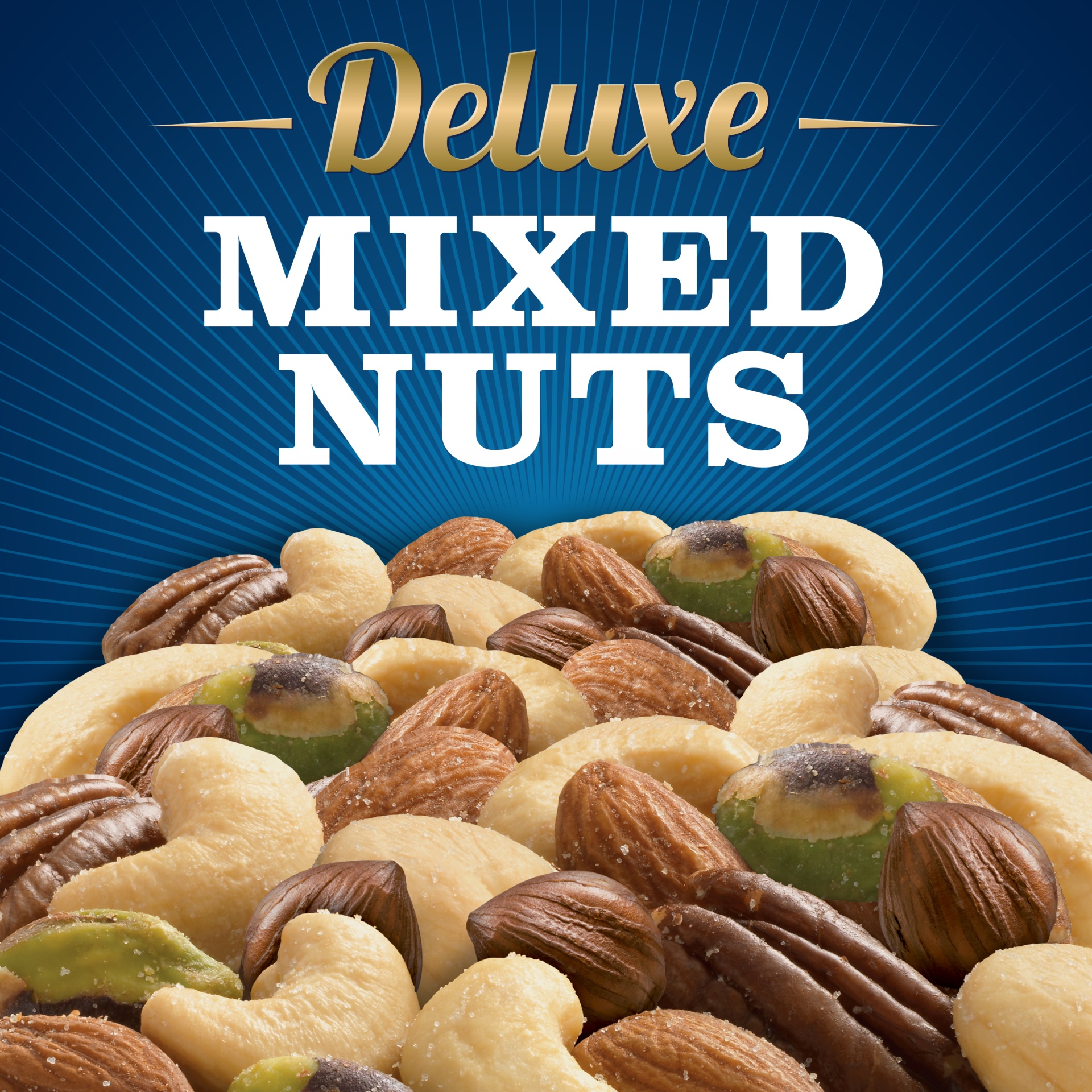 slide 3 of 14, Planters Deluxe Sea Salt Mixed Nuts - 15.25oz, 