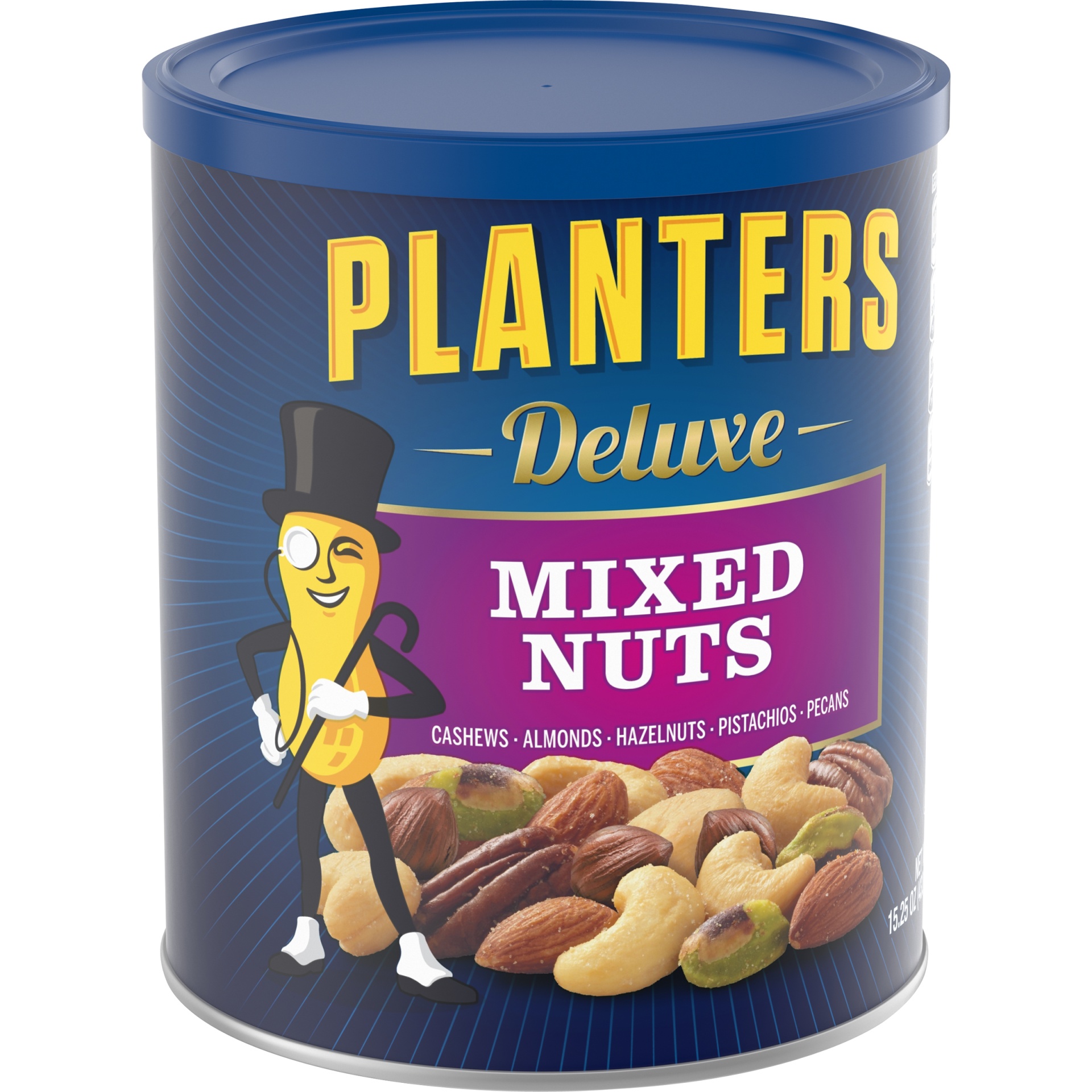 slide 6 of 14, Planters Deluxe Sea Salt Mixed Nuts - 15.25oz, 