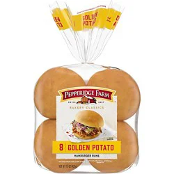 Pepperidge Farm Bakery Classics Golden Potato Hamburger Buns - 15 Oz