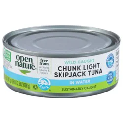 Open Nature Tuna Chunk Light In Water - 5 Oz
