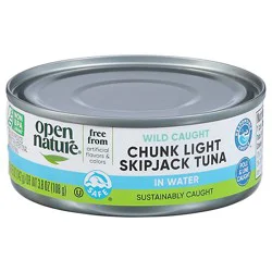 Open Nature Tuna Chunk Light In Water - 5 Oz