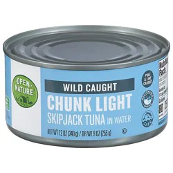 Open Nature Tuna Chunk Light In Water - 12 Oz