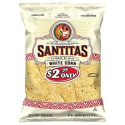 Santitas Tortilla Triangles White - 11 Oz