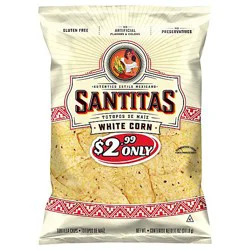Santitas Tortilla Triangles White - 11 Oz