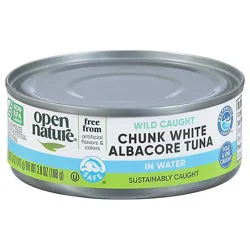 Open Nature Tuna Albacore Chunk White In Water - 5 Oz