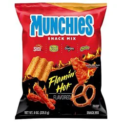 Munchies Snack Mix Flamin Hot Flavored - 8 Oz