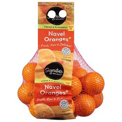 Signature Select/farms Navel Oranges Prepacked Bag - 8 Lb