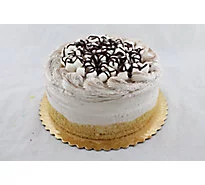 Bakery Cake 8 Inch 2 Layer Non Pareil White - Each