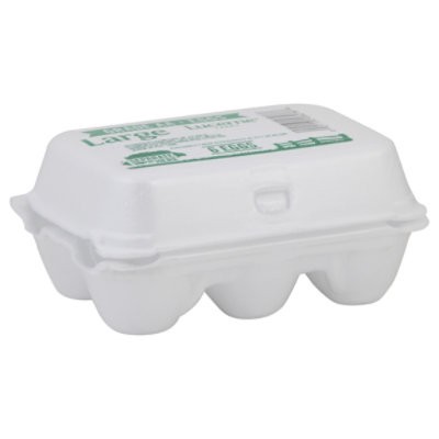 slide 1 of 1, Lucerne Farms Eggs Large - 6 Count, 6 ct