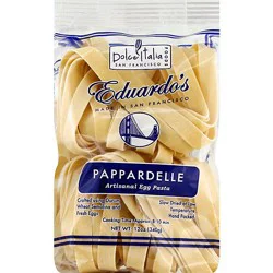 Dolce Italia Foods Eduardos Pasta Artisanal Egg Pappardelle - 12 Oz