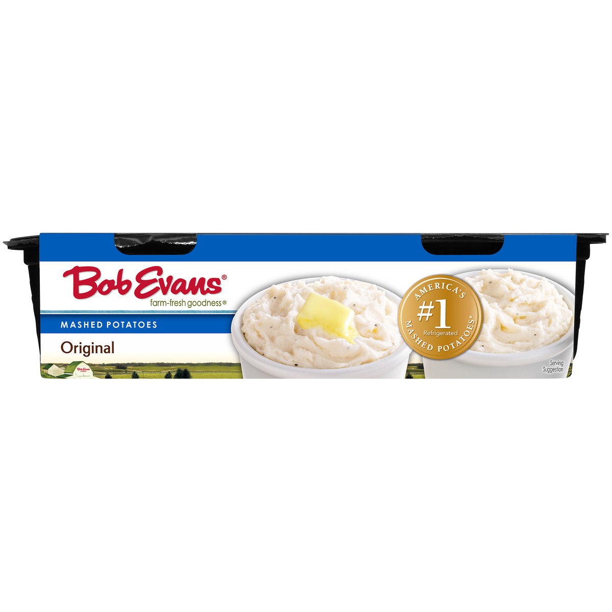 slide 6 of 9, Bob Evans Mashed Potatoes Singles 2 Count - 12 Oz, 12 oz
