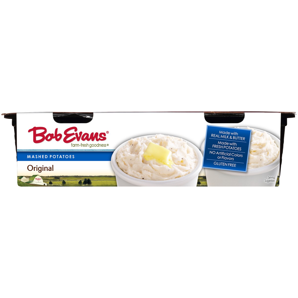 slide 5 of 9, Bob Evans Mashed Potatoes Singles 2 Count - 12 Oz, 12 oz