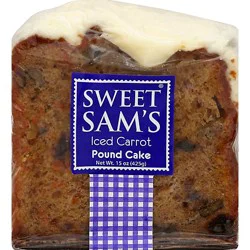 Sweet Sams Cake Pound Carrot Walnut - Each