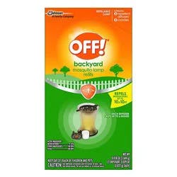 Off! Repels Mosquitoes Up To 10x10 Feet Backyard Mosquito Repellent Lamp Refill - 2 Count