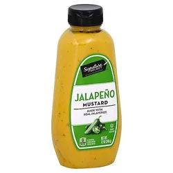Signature Select Mustard Spicy Jalapeno - 12 Oz