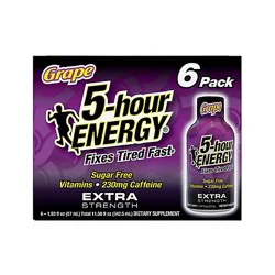 5-Hour Energy Grape Extra Strength Shot - 6-1.93 Fl. Oz.