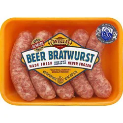Papa Cantella's Beer Brats Bratwurst Links - 16 Oz