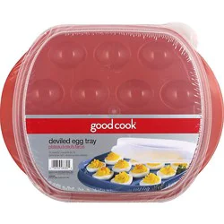 Goodcook Covered Deviled Egg Tray - Each