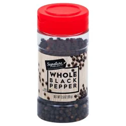 Signature Select Black Pepper Whole - 3.5 Oz