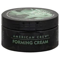 American Crew Male Fundamentals Forming Cream With Medium Hold And Shine - 3 Oz
