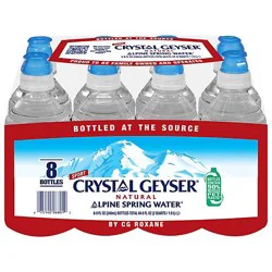 Crystal Geyser Spring Water Natural Alpine - 8-8 Fl. Oz.