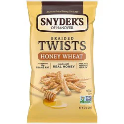 Snyder's Of Hanover Honey Wheat Braided Pretzel Twists - 12 Oz