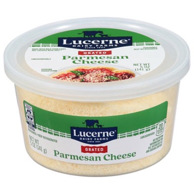slide 1 of 1, Lucerne Cheese Grated Parmesan Tub - 5 Oz, 5 oz