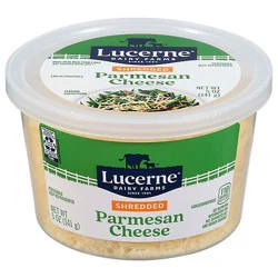 Lucerne Cheese Shredded Parmesan Cheese Tub - 5 Oz