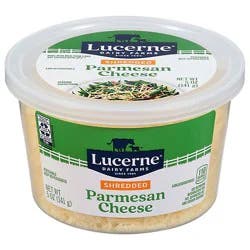 Lucerne Cheese Shredded Parmesan Cheese Tub - 5 Oz