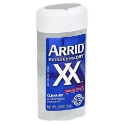 Arrid Xx Antiperspirant Deodorant Clear Gel Morning Clean