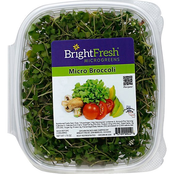 slide 1 of 1, Brightfresh Micro Broccoli - 1.75 Oz, 1.75 oz