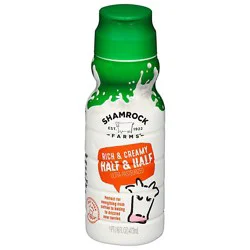 Shamrock Farms Half And Half 1 Pint - 473 Ml