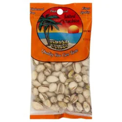 Island Snacks Pitsachios Salted - 3.25 Oz
