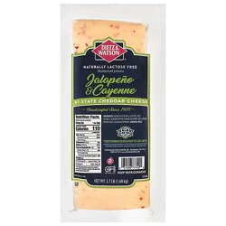 Dietz & Watson Jalapeno & Cayenne Pepper Cheddar Cheese