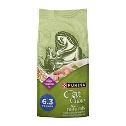 Purina Cat Chow Naturals Chicken And Turkey Dry Cat Food - 6.3 Lbs