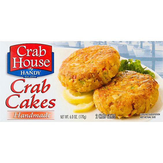 slide 1 of 1, Handy Crab House Crab Cakes - 6 Oz, 6 oz