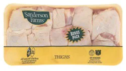 Sanderson Farms Jumbo Chicken Thighs - 4.5 Lb