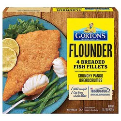 Gortons Flounder Fillet Premium - 15.2 Oz